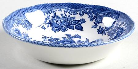 Asiatic Pheasant Blue Fruit/Dessert (Sauce) Bowl