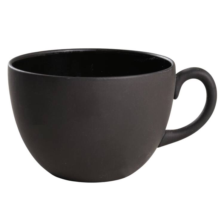 Basalt Black Flat Cup