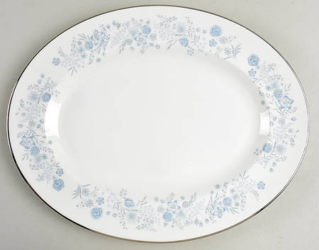 Belle Fleur 13" Oval Serving Platter