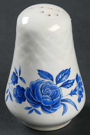 Blue Rose Pepper Shaker