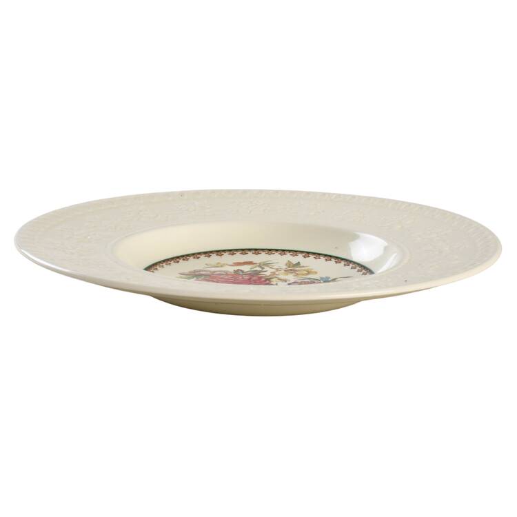 Bullfinch Wellesely Multicolor Large Rim Soup Bowl by Wedgwood