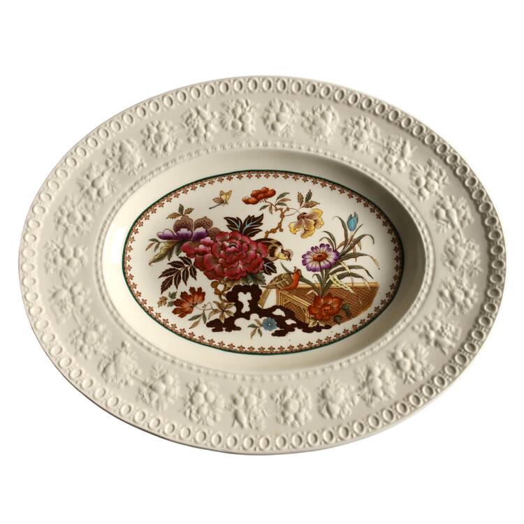 Bullfinch Wellesely Multicolor 13" Oval Serving Platter by Wedgwood