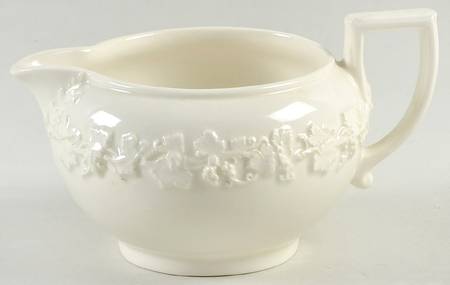 Cream Color on Cream Color (Shell Edge) Creamer