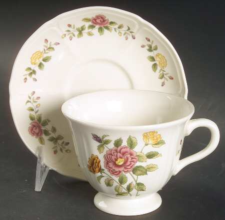 Charlecote Footed Cup & Saucer Set