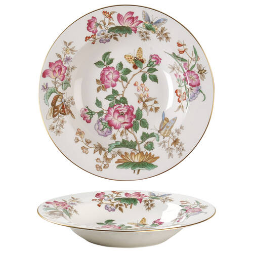 Charnwood (Bone) Rim Soup Bowl by Wedgwood