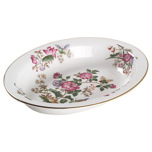 Charnwood (Bone) 9" Oval Vegetable Bowl by Wedgwood