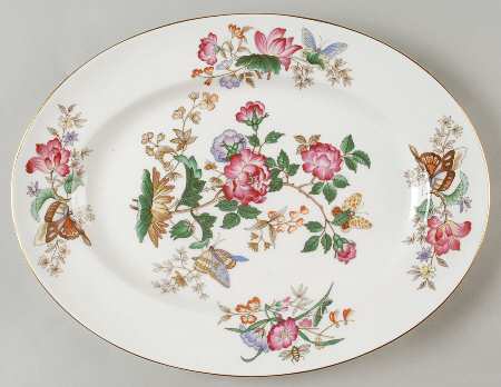 Charnwood (Bone) 13" Oval Serving Platter
