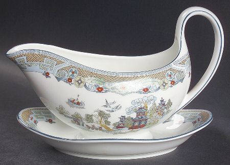 Chinese Legend Gravy Boat & Underplate