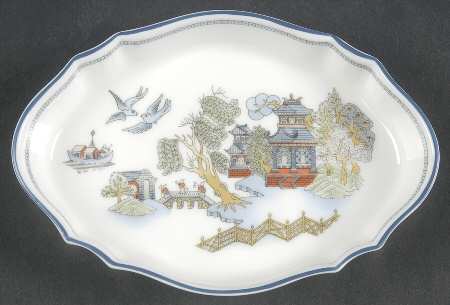 Chinese Legend Silver Tray