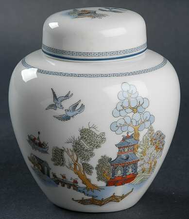 Chinese Legend Small Ginger Jar & Lid