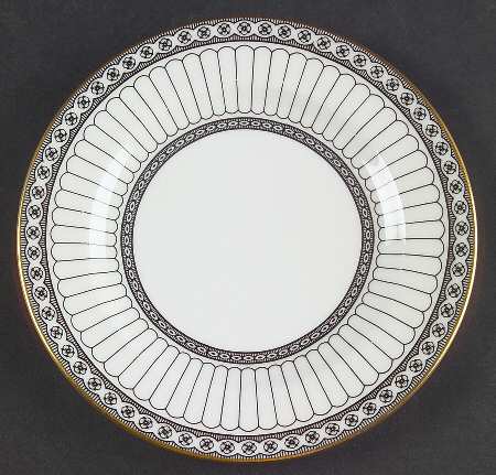 Colonnade Black Bread & Butter Plate
