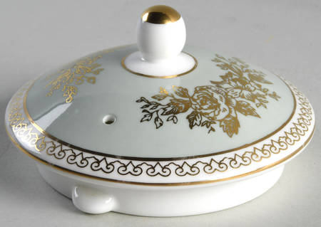 Columbia Sage Green Rim Lid for Teapot