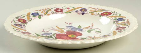 Cornflower Large Rim Soup Bowl