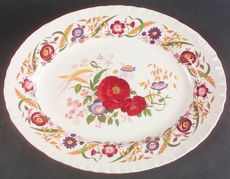 Cornflower 16" Oval Serving Platter