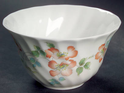 Cottage Rose Open Sugar Bowl