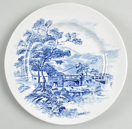Countryside Blue Salad Plate by Wedgwood