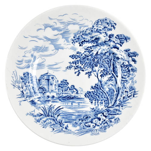 Countryside Blue Bread & Butter Plate