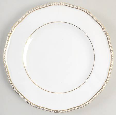 Crown Gold (England) Luncheon Plate