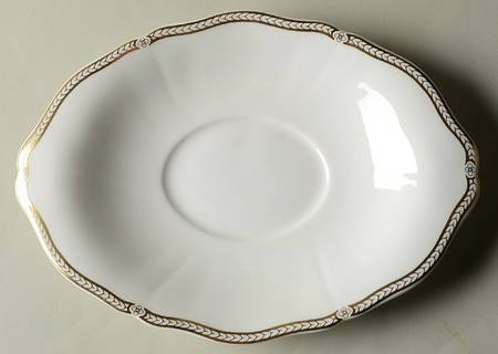 Crown Gold (England) Underplate for Gravy Boat