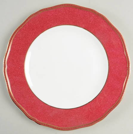 Crown Ruby Luncheon Plate