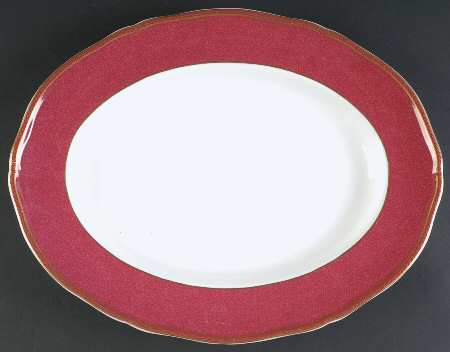 Crown Ruby 14" Oval Serving Platter