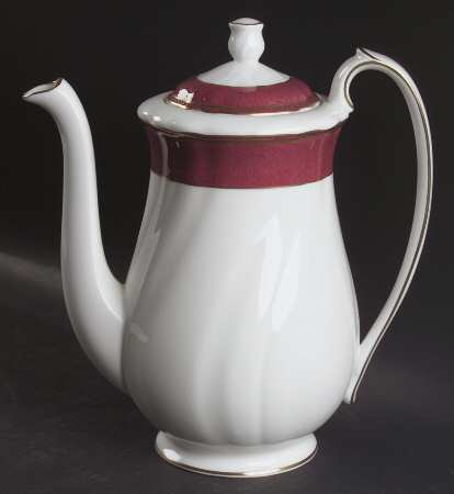 Crown Ruby Coffee Pot & Lid