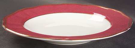 Crown Ruby Large Rim Soup Bowl