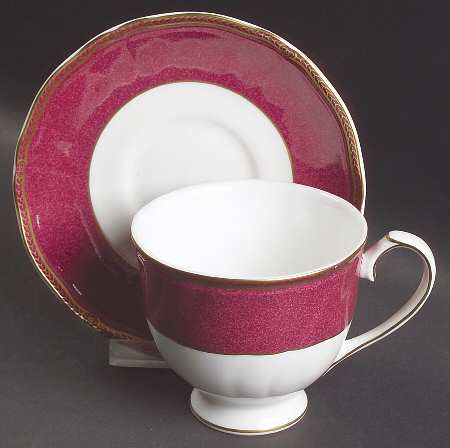 Footed Cup & Saucer Set
