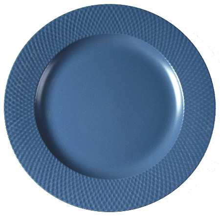 Denim All Blue 12" Chop Plate (Round Platter)
