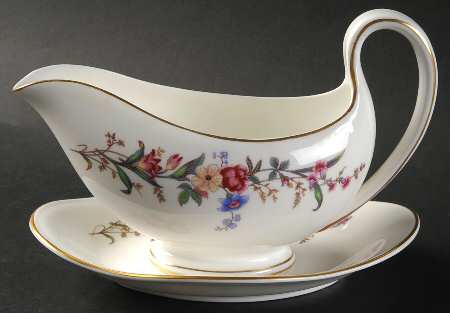 Devon Sprays Gravy Boat & Underplate/Relish