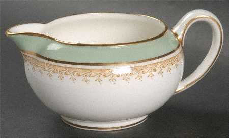 Eccles Bead Celadon 146 Shape Creamer
