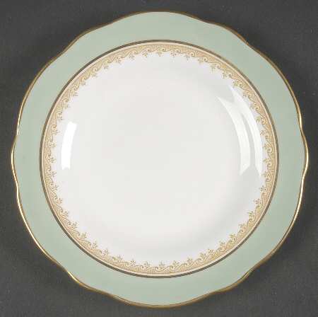 Eccles Bead Celadon Bread & Butter Plate