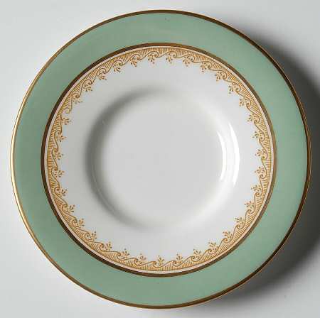 Eccles Bead Celadon Saucer for Demitasse Cup