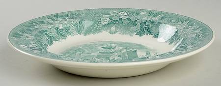 Ferrara Green (No Trim) Rim Soup Bowl
