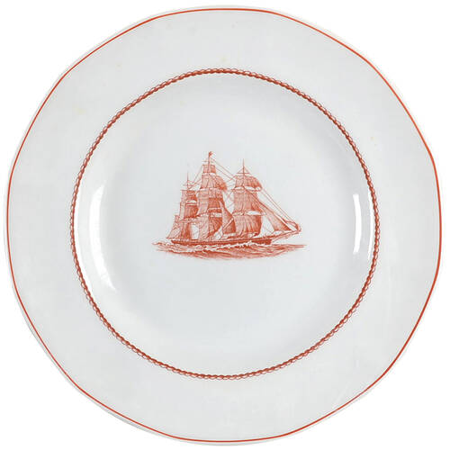 Flying Cloud Rust Salad Plate by Wedgwood