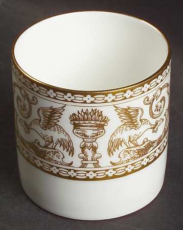 Florentine Gold (Gold Dragons, White) Cigarette Holder