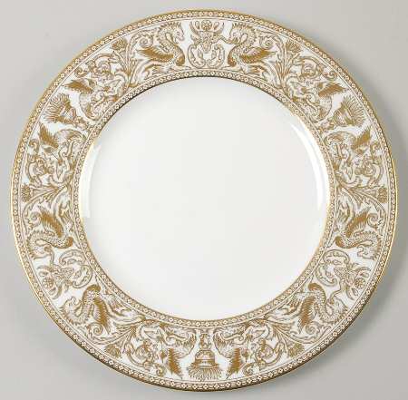 Florentine Ivory Rim (Gold Dragons) by Wedgwood