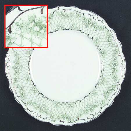 Flora Gold (Gold Vine and Accents) Luncheon Plate