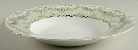 Flora Gold (Gold Vine and Accents) Rim Soup Bowl