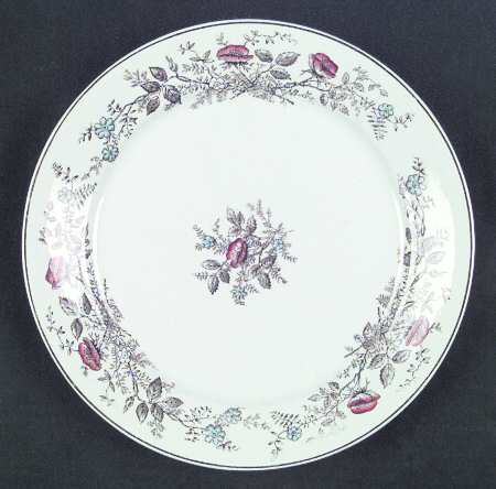 Floral (Smooth, Blue &amp; Orange Flowers) by Wedgwood