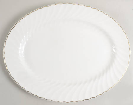 Gold Chelsea 15" Oval Serving Platter