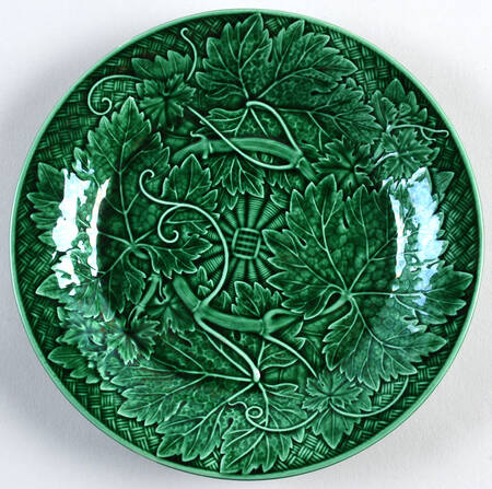 Green Glaze Salad Plate