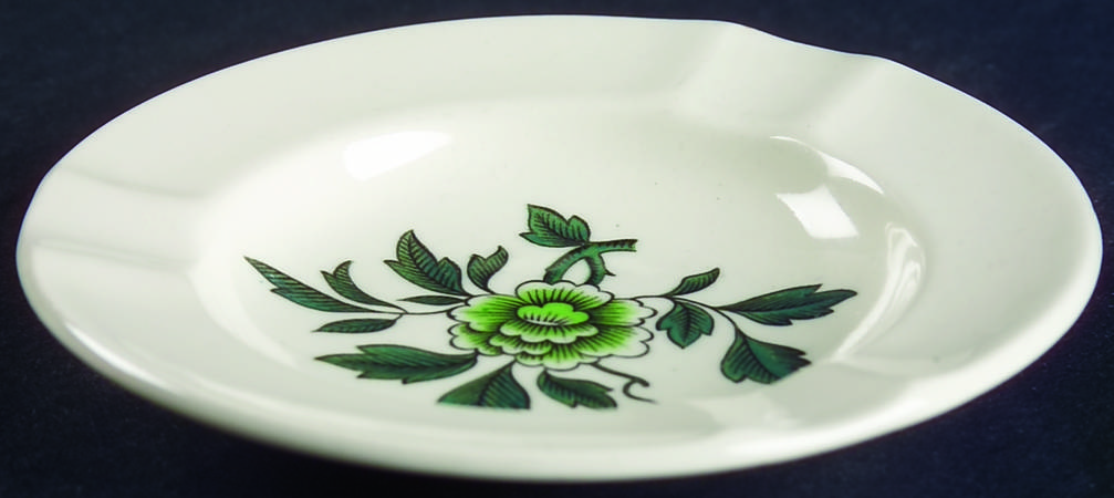 Green Leaf (Queen's Shape) Small Ashtray
