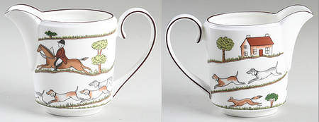 Hunting Scene Creamer