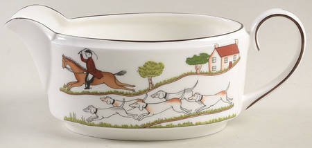 Hunting Scene Gravy Boat by Wedgwood