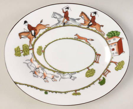 Hunting Scene Relish/Gravy Underplate