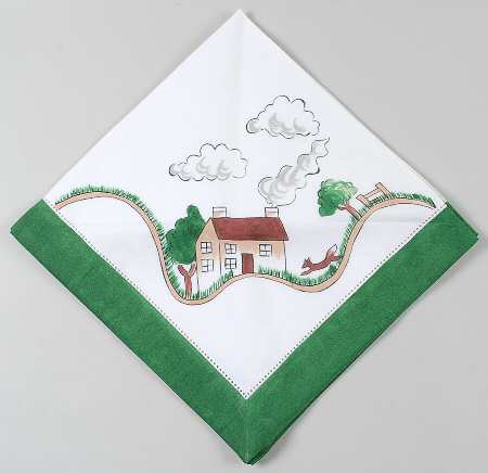 Hunting Scene Cloth Napkin