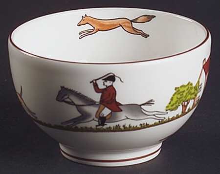 Hunting Scene Tea Bowl