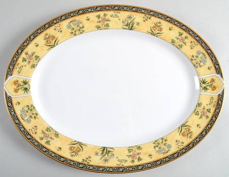India 15" Oval Serving Platter