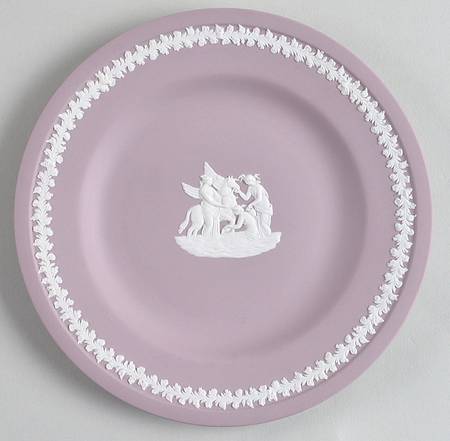 Cream Color on Lilac Jasperware by Wedgwood